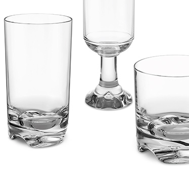 Okrossbara glas