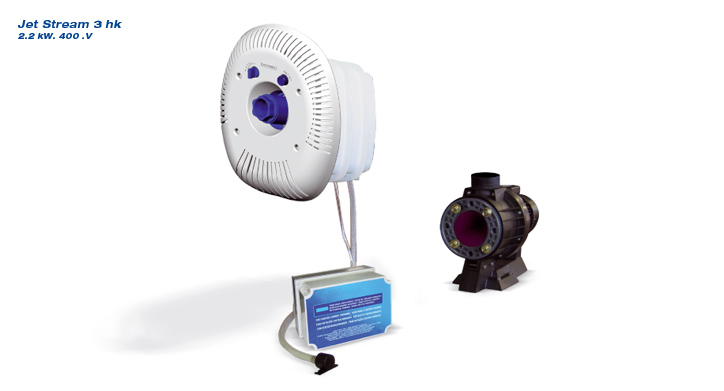 Jetstream pool med 3 hk 2,2 KW.400.V